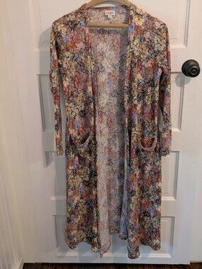 LuLaRoe Sarah Cardigan, size S, new but without tags, multi colored floral